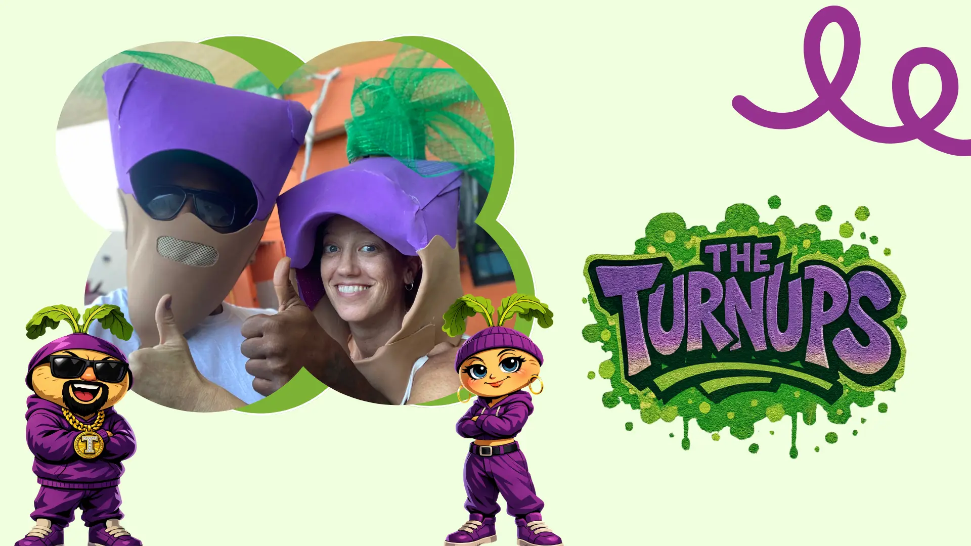 Ornge White and Green Colorful Kids Fun Presentation